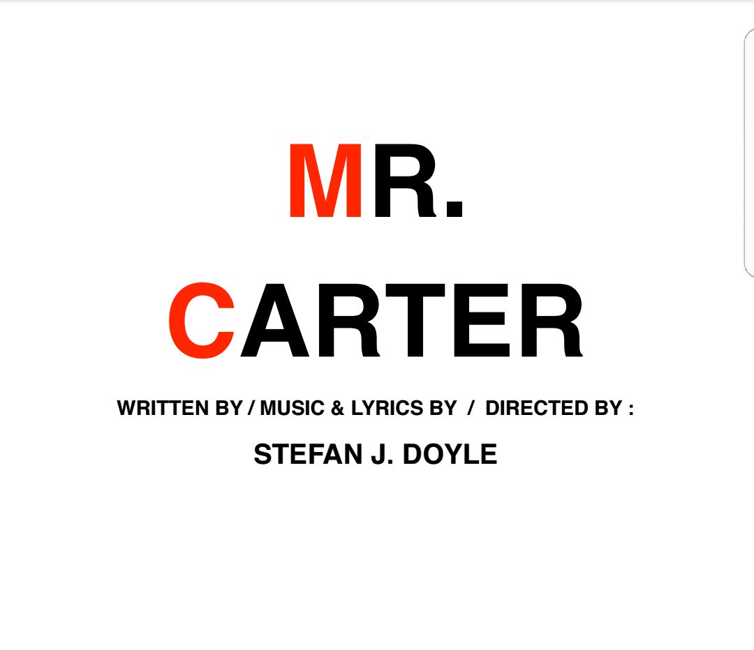 MrCarterMusical's tweet photo. Maybe @MrCarterMusical will be up for nominations with @WhatsOnStage next year! Imagine how exciting that would be! @JWProductions14 @HJW_Soprano @StefanJDoyle https://t.co/SOHJ79zZ5k