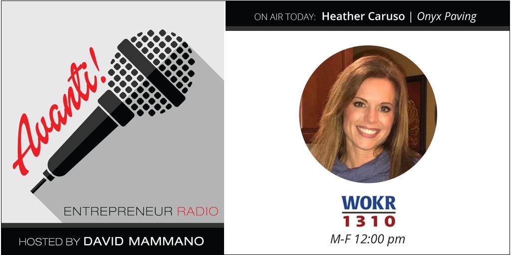 Avanti Radio Show—Today: Heather Caruso is running a business that is traditionally run by men.  Listen in on how she uses that to her advantage and has created a thriving business by doing things differently. #ROC bit.ly/Avanti-Radio-S…