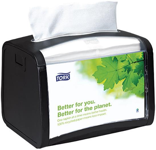 Tip of the Week:  Tork Xpressnap Napkin Dispenser offers one at a time napkin dispensing that controls costs, reduces napkin usage and makes a smaller environmental footprint. Do you need one in your break room?