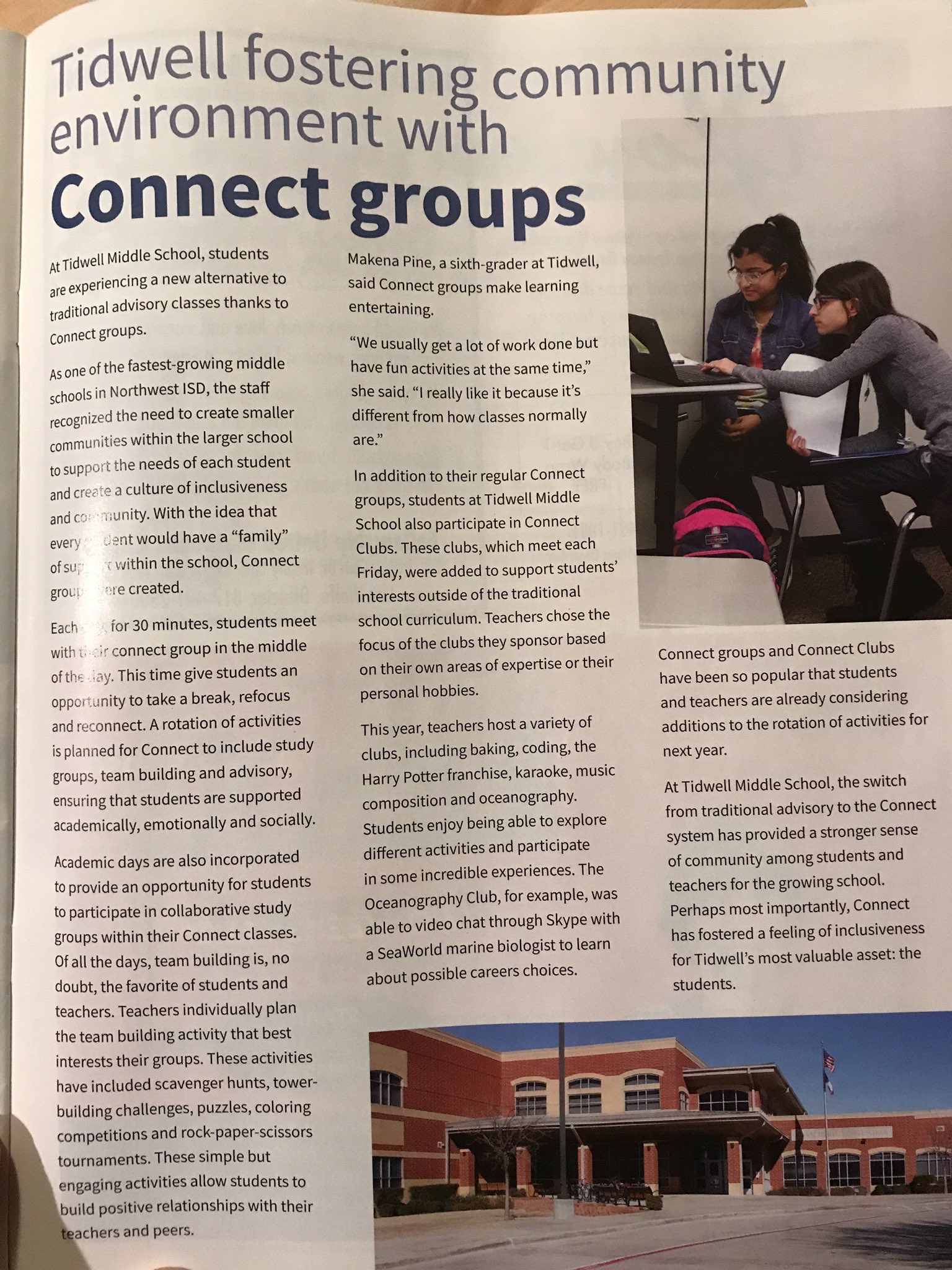 Magazine articles for middle school students picture