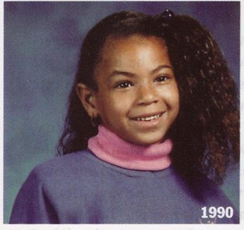 Beyoncé has always had a very lovely length of hair and this is where I come with receipts. These are pictures of Beyoncé at age 6 & 7 and her natural hair.