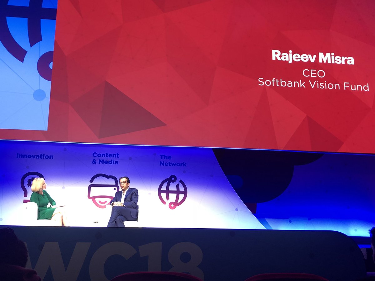 ‘We look at companies that already have impact &amp; are number 1 in what they do in their geography &amp; segment. It’s not about short term profitability.’ #MWC18