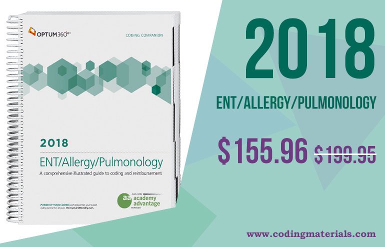 CodingMaterials's tweet image. Get #CodingCompanion for #ENT/Allergy/Pulmonology — 2018 at $155.96 only! Visit now for more #products including #medical #coding #books, #ebooks and other resources. goo.gl/ENmQrb