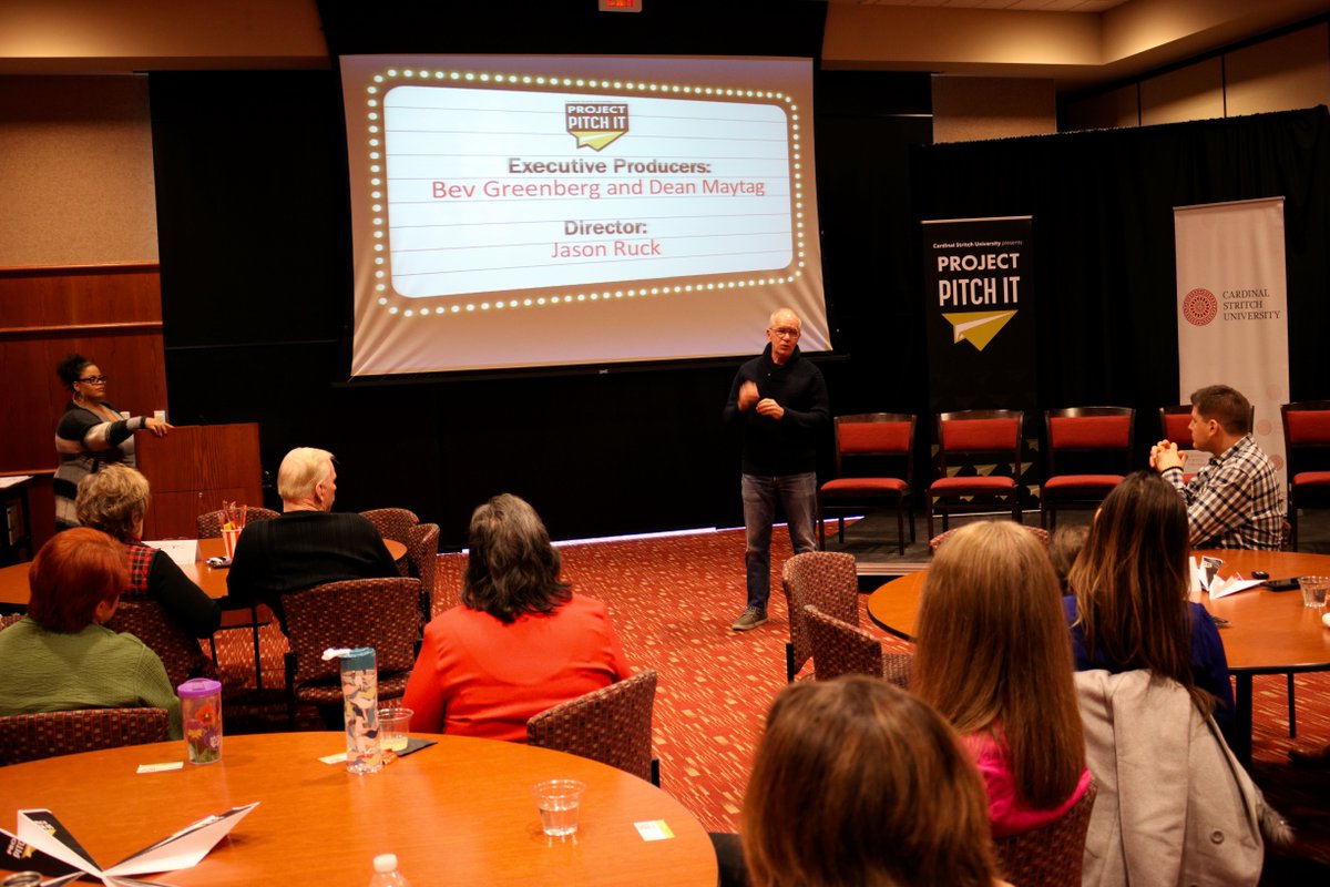 stritchu's tweet image. Executive Producer Dean Maytag discusses behind the scenes of #ProjectPitchIt. Join us in the Kliebhan Center today at noon for more of the inside scoop at our Director&apos;s Cut viewing party.