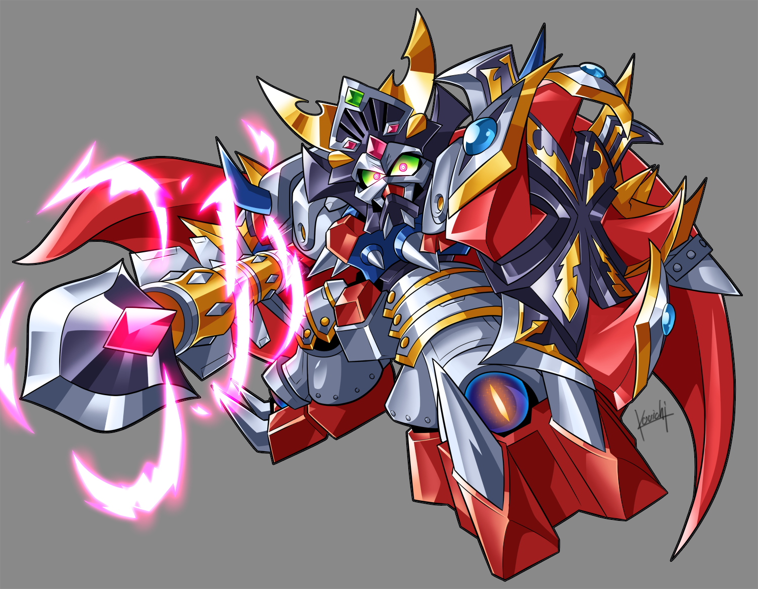 ガン消し　重騎士アトミックガンダム　青 ガン消し 重騎士アトミックガンダム 青