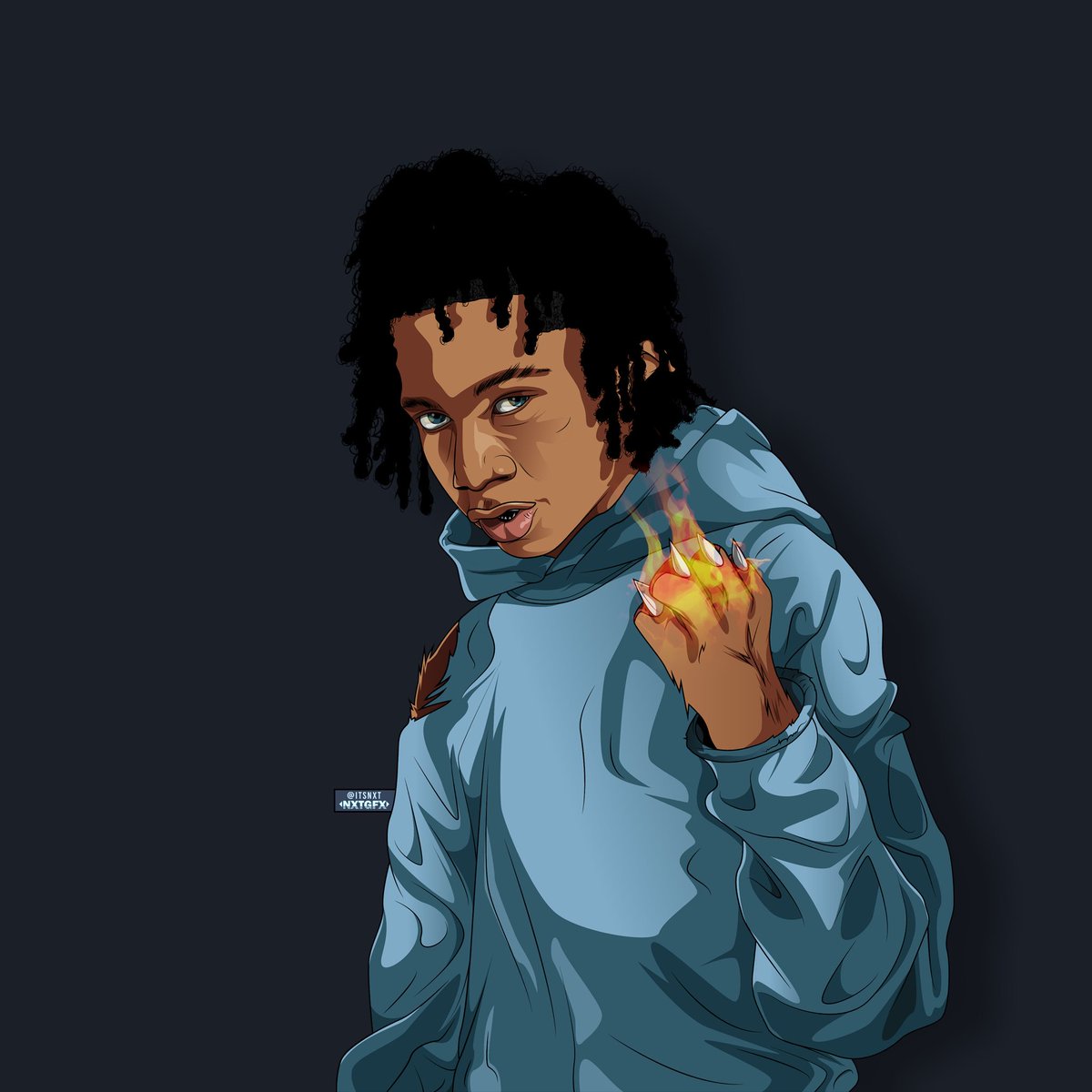 NXTGFX's tweet photo. Hot Nigga I Belong In A Dog Pound 🔥🐶 @nahmir205 #Nxtgfx https://t.co/nL1Er6SaLH
