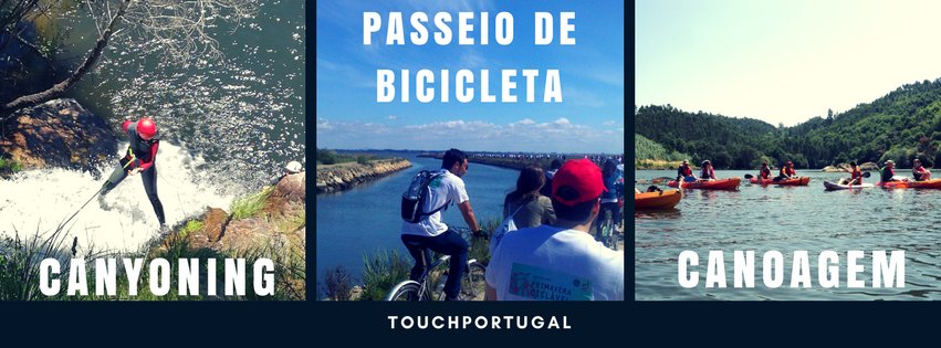 Come and venture into the world of sports with TouchPortugal.
Contact us at: touchportugal.pt

#rafting #canoeing #canyoning #hikingtrails #rappel #aquatichiking #bikeride #mountainbiking