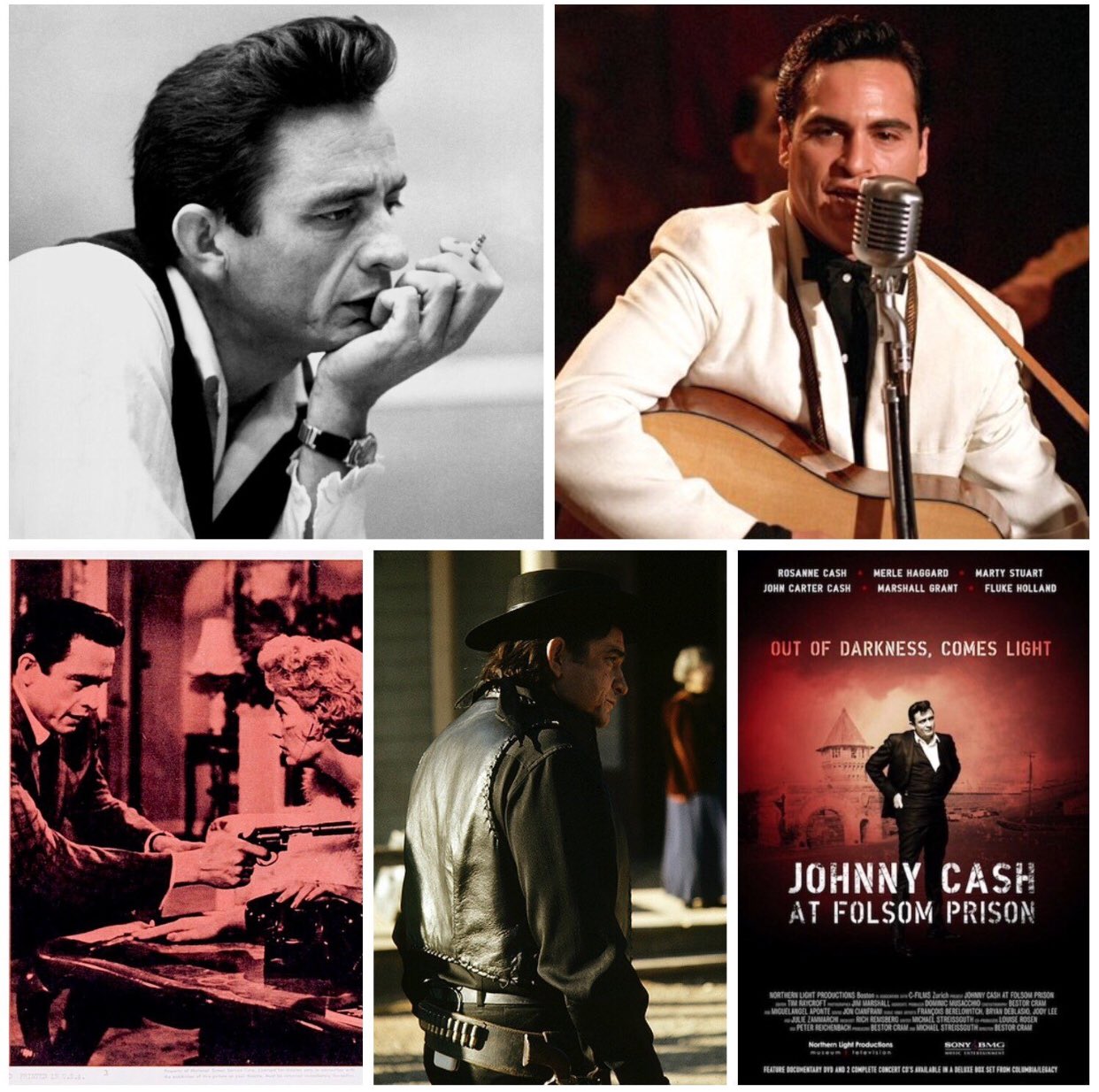 Happy birthday, Johnny Cash (1932-2003)! In film:  