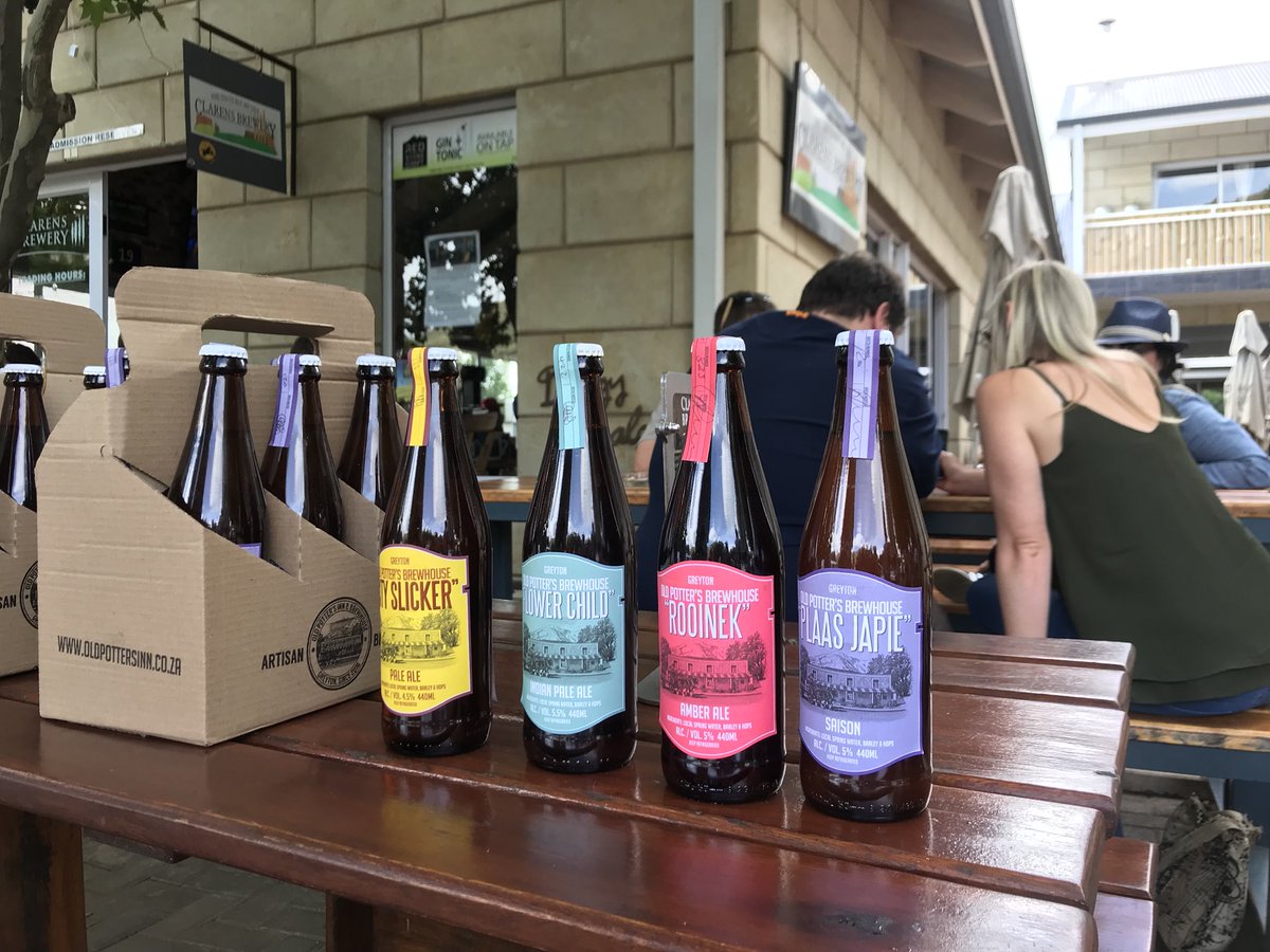 Clarens Brewery courtyard after the festival. These soldiers salute the organisers of this legendary beer festival. Truly phenomenal and so well organized!