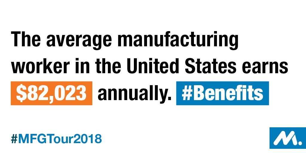 HouseMfgCaucus's tweet photo. Looking forward to following @ShopfloorNAM’s #MFGTour2018 and listening to America’s modern manufacturing workers. The MFG industry is strong and growing stronger! https://t.co/KkTP3g43mT https://t.co/ZRe6tW6qJD