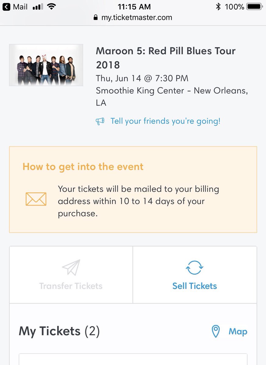 reagflem's tweet photo. My bf made my dreams come true 💜💜💜💜 @maroon5 can’t wait!!! https://t.co/mZEcHN9Tx8
