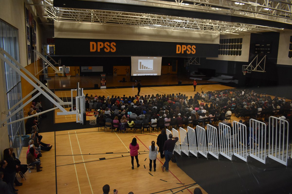 Whole-school presentation from the <a href="/BCLions/">BC LIONS</a> at <a href="/DPSSCondors/">DPSS Condors</a> today #sd57