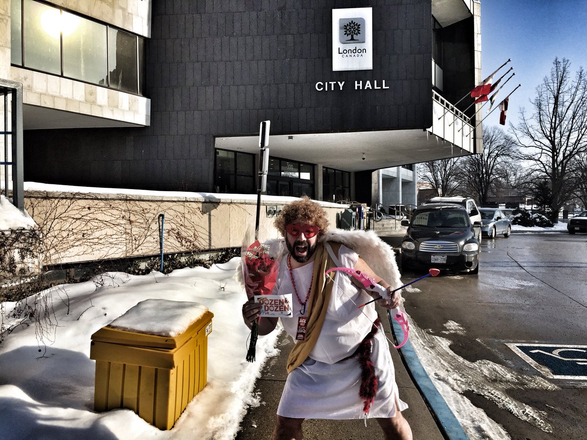 JACK1023ldn's tweet image. Have wings will travel... to @CityofLdnOnt #Loopid #ValentinesDay @loopdogg #ForestofFlowers 🌹