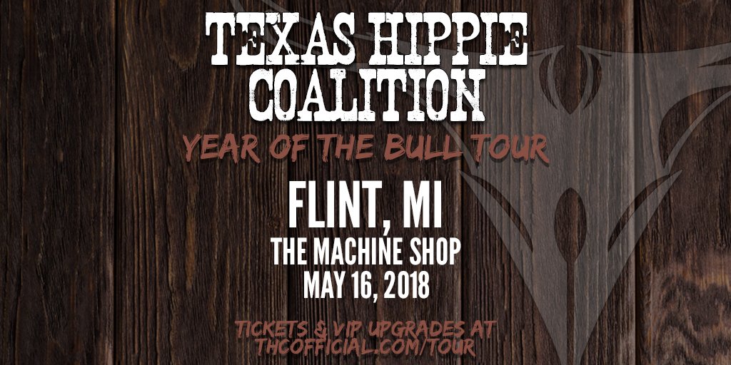 FLINT, MI! We’re back at @machineshopfnt on 5/16 for our Year Of The Bull Tour. Get tickets for the show + VIP upgrades at thcofficial.com/tour. #yearofthebull