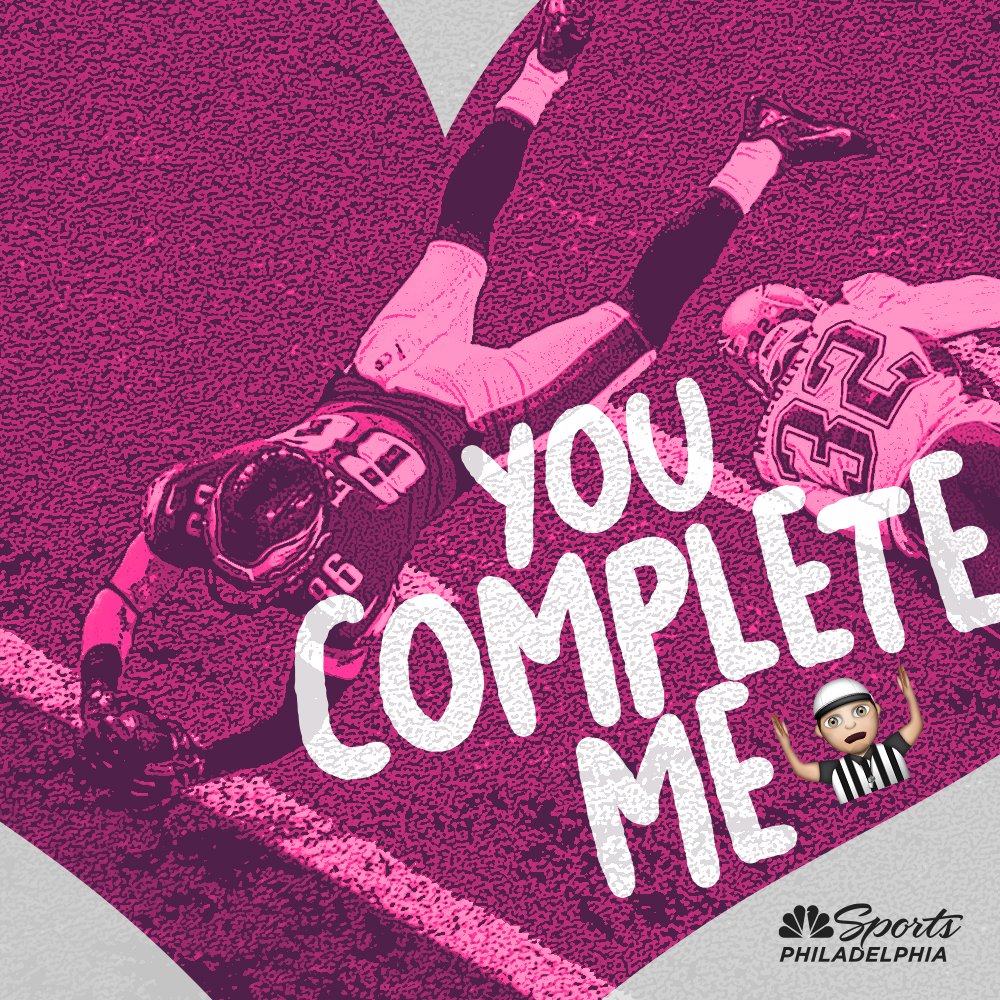 NBCSPhilly's tweet photo. 😍🙌 #ValentinesDay https://t.co/7pTNFgT5Hu