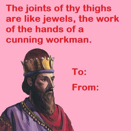 10MinuteTheo's tweet photo. Here’s a little something for the lady in your life, gentlemen. Give her a Song of Solomon Valentine to show her you love her.
#ValentinesDay #win #Bible https://t.co/JtKVHpRvqx
