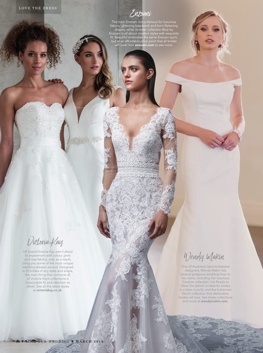 Brides on the hunt for their dream dress will love @VictoriakayKay, @_EnzoaniUK and @wendymakin! #weddinghour https://t.co/NK5x8sj6Ro