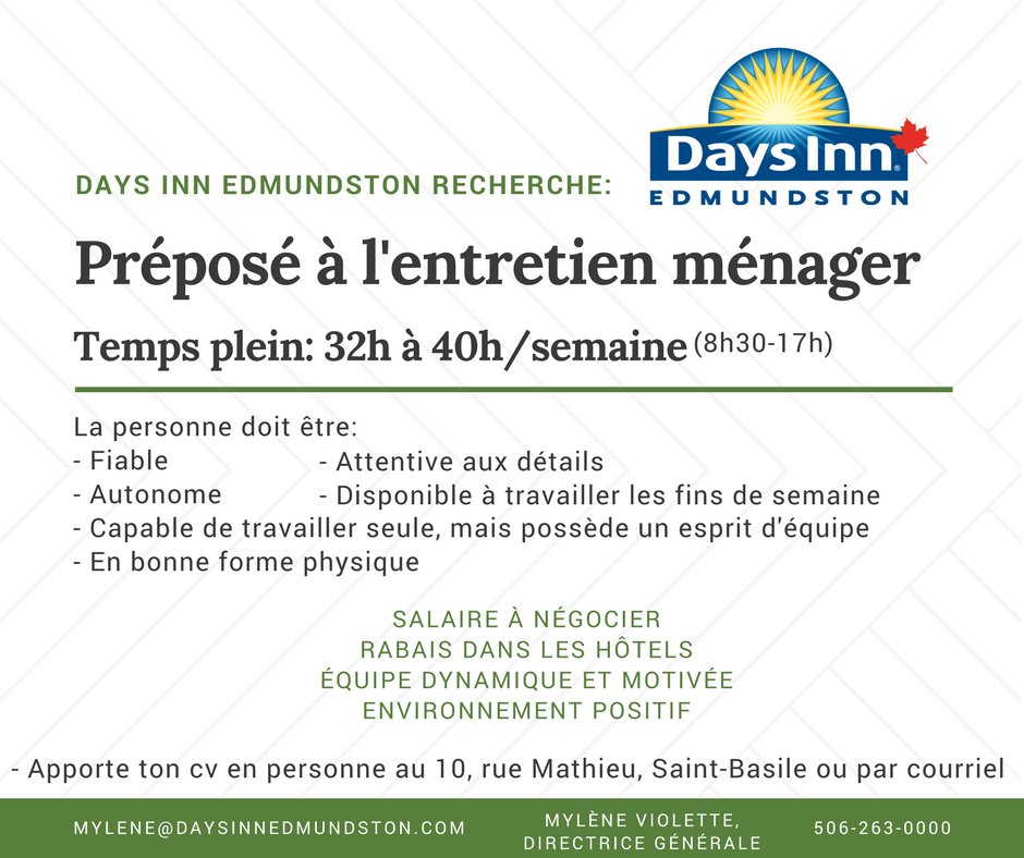 Temps de travail plus de 40h