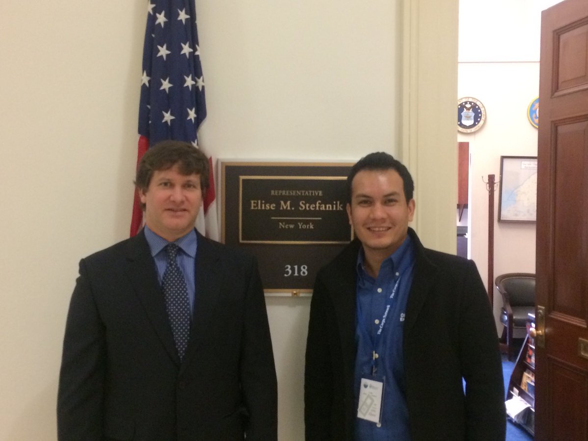 OnonEarthCorps's tweet image. Just finished meeting with NY Rep @EliseStefanik and had a great conversation about #21csc and #CorpsWork