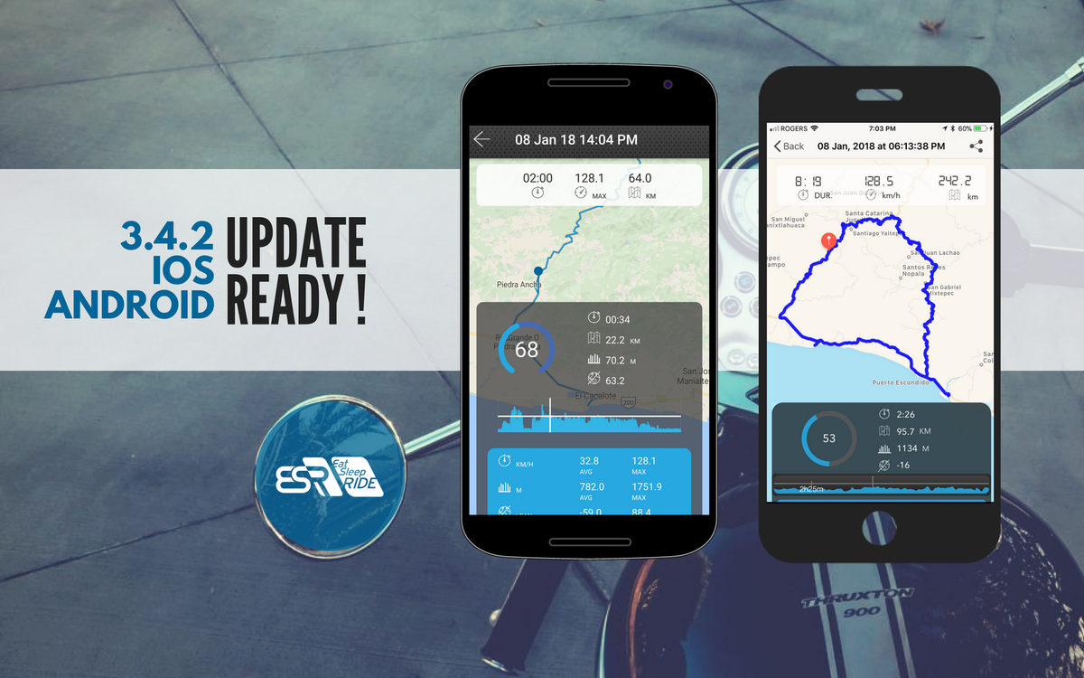 EatSleepRIDE's tweet image. Ready! Update your EatSleepRIDE Motorcycle GPS app - Version 3.4.2 ready in Google Play #eatsleepride #android esr.cc/ridewithdriod