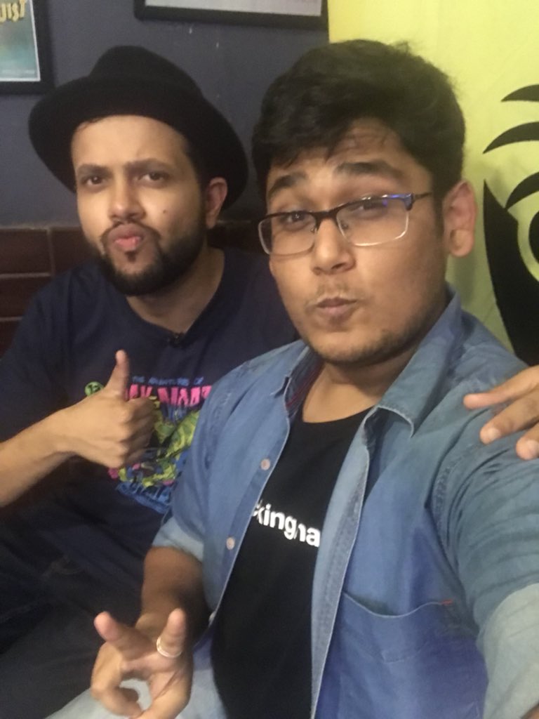 shreyaspuro's tweet photo. Had an amazing time at with @sapanv at #FurrentinesDate! Thank you @RomedyNow @CatCafeStudio ๐ https://t.co/uUUDTtZdVo