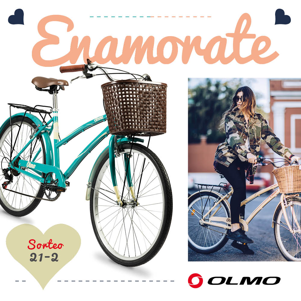 ❤️❤️❤️ ¡SORTEO DE SAN VALENTÍN! ❤️❤️❤️

¡Enamorate de Amelie! 🚴‍♀️ Si querés que esta bici sea tuya, participá en olmobikes.com/enamorate/

¡Dale, sorteamos el 21! #FelizSanValentin #DiaDeLosEnamorados