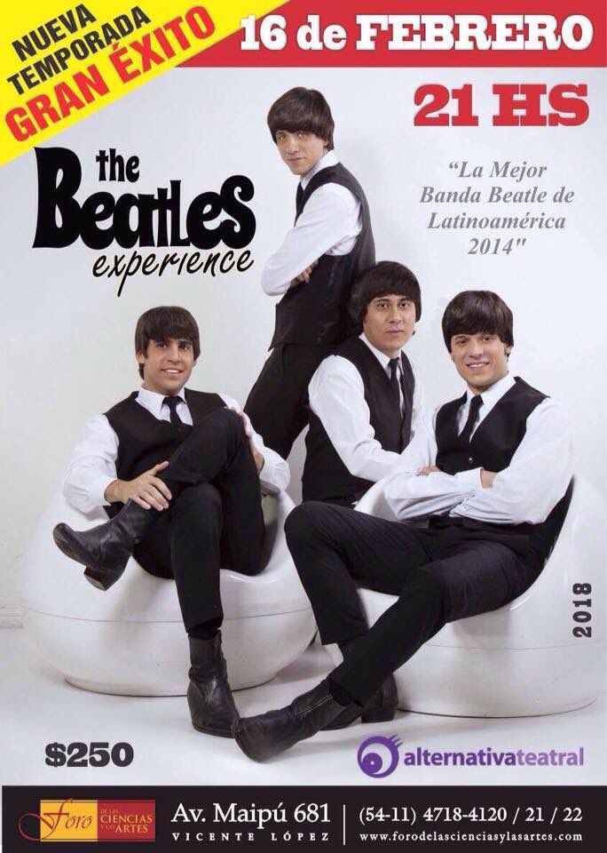 thebeatlesxp's tweet photo. Este VIERNES 16 a las 21hs en VICENTE LÓPEZ.!!! Avenida Maipu 681.!! Te esperamos.!!! https://t.co/HmD1SojACK