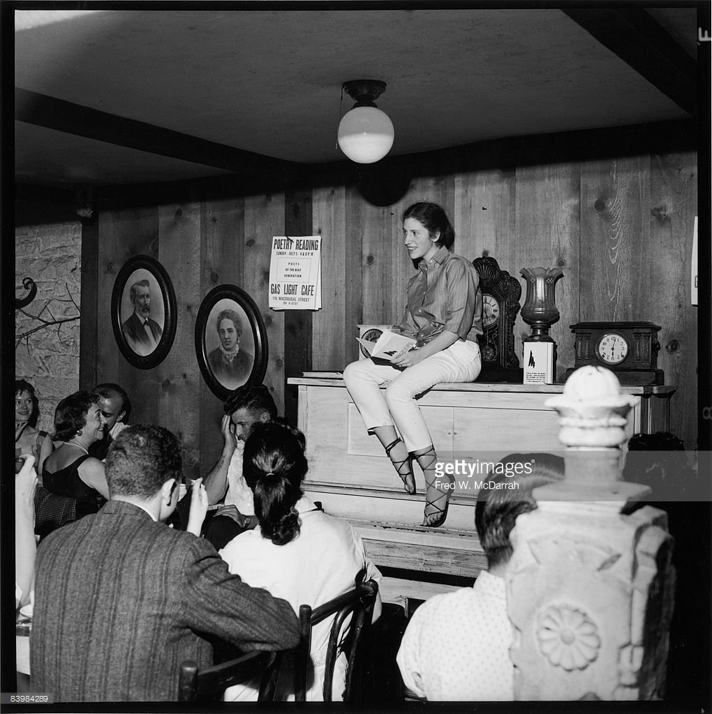 GASLIGHTCAFE116's tweet photo. Diane di Prima. Brilliant American Poet. Performed at the Gaslight. #gaslight #116macdougalstreet #116macdougalthemovie #coming2018 https://t.co/djNQWDhSXQ