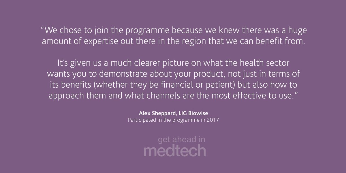 STFC_B2B's tweet photo. We're delighted to be running Get Ahead in MedTech with @Bionow following a successful programme last year! Register your interest here https://t.co/QIBiYBlWwn #MedTechSTFC @SciTecDaresbury https://t.co/9RJrh5lVcQ