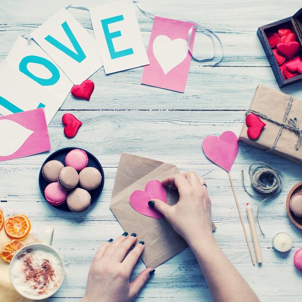 Will you be our valentine? Happy Valentine's Day!