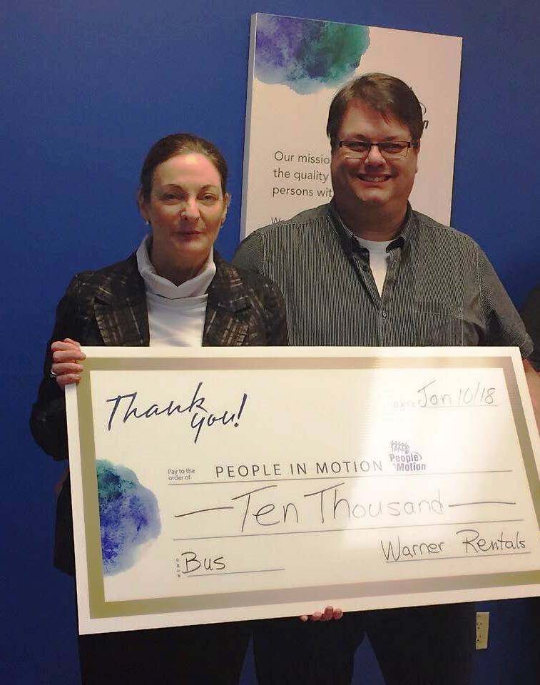 Thank you for the donations towards our Para Transit Bus Campaign. We appreciate #warnerrentals, #stolleryfoundation, #canadianlinen,#highlandvalley