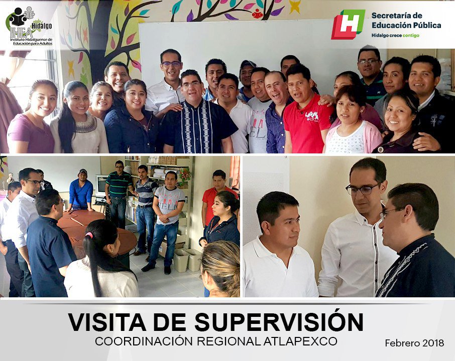 iheaoficial's tweet image. Visita de supervisión a la Coordinación Regional @atlapexco_ihea, Hgo.