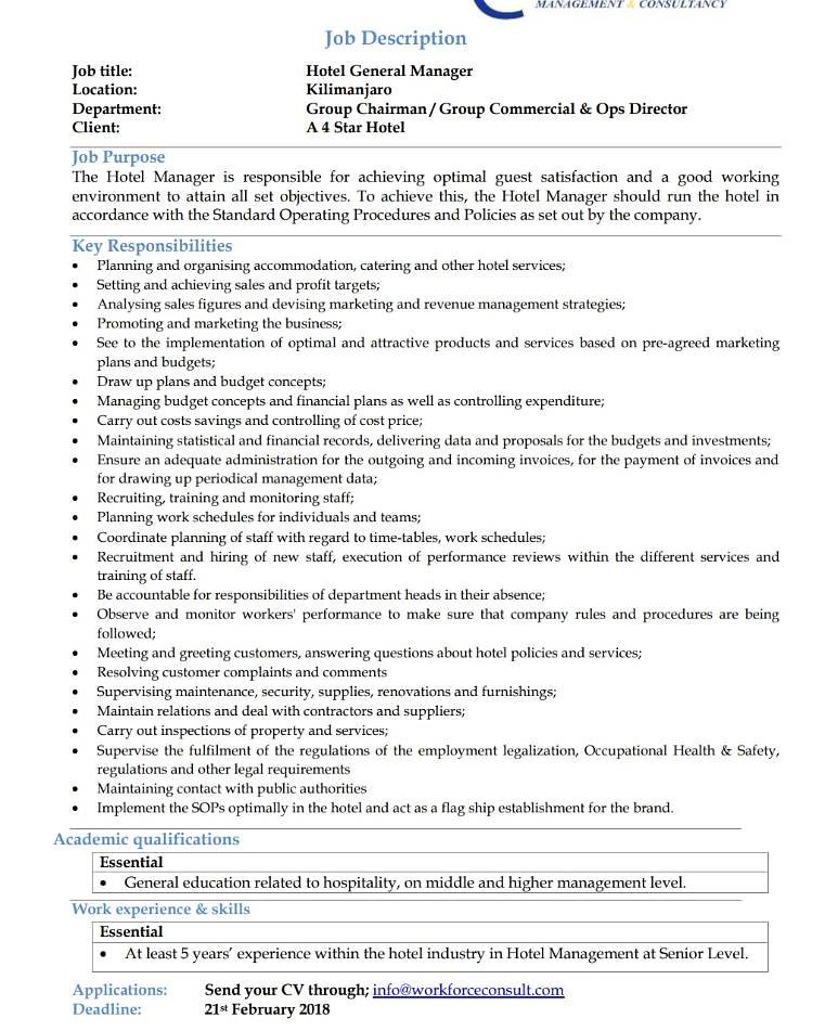 motel 6 general manager job description motel 6 general manager job description