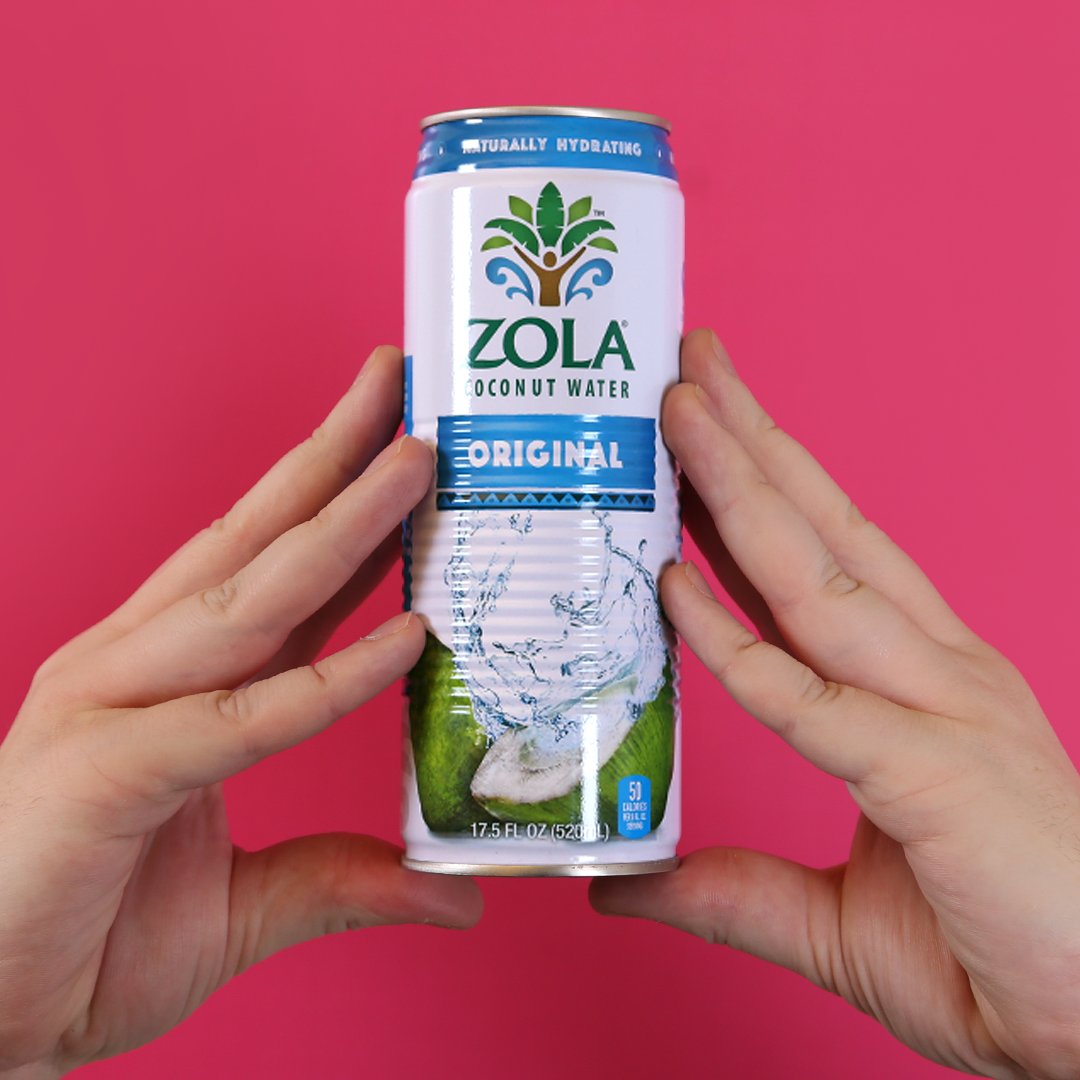 Going to spend #Valentinesday with our first true love….Coconut Water 💞! #LiveZola