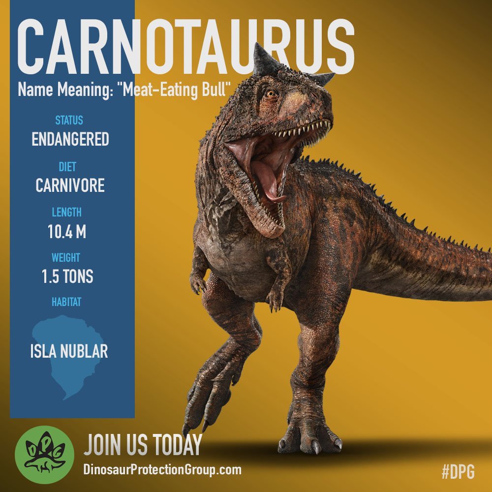 Jurassic Outpost On Twitter Meet The Carnotaurus Fallenkingdom | My XXX ...