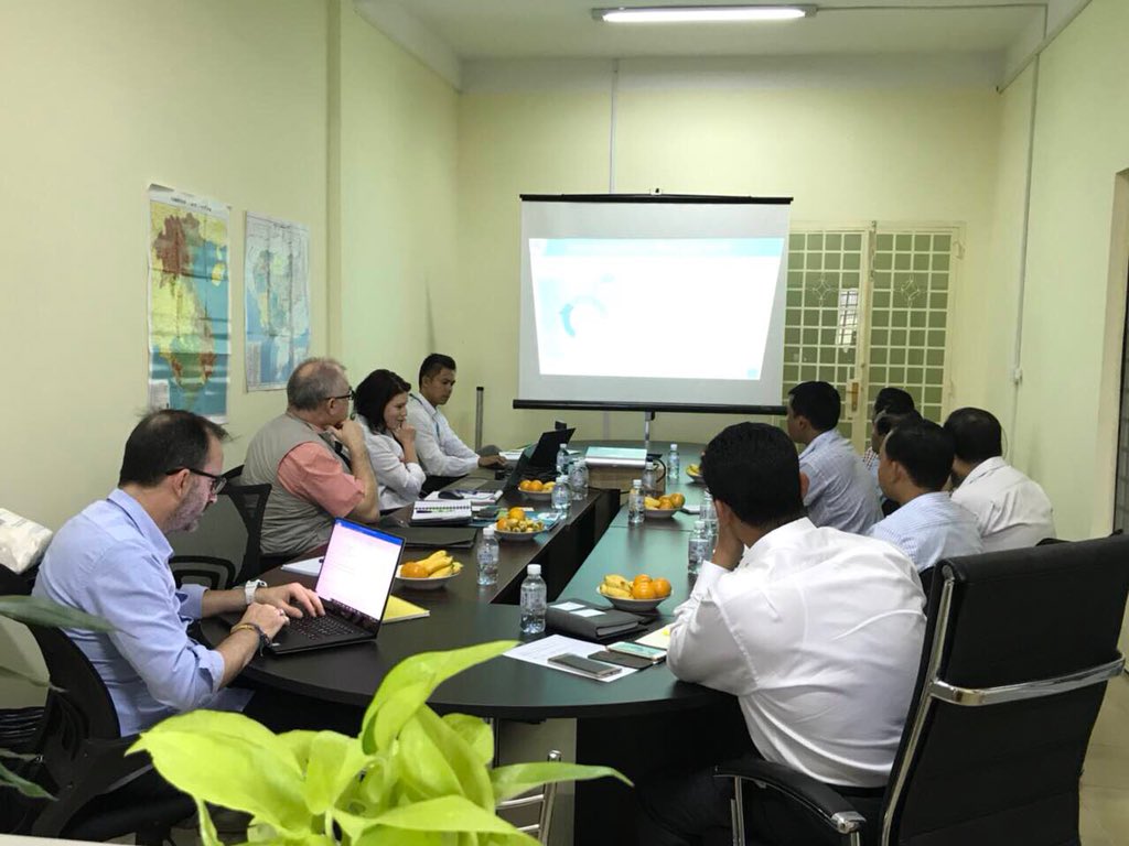 muhiusamah's tweet photo. Thanks to @theGEF we are developing hydrological software for realtime #earlywarning in cambodia, @UNDPCambodia #climateaction with #mowram https://t.co/tJQaK3Ck02