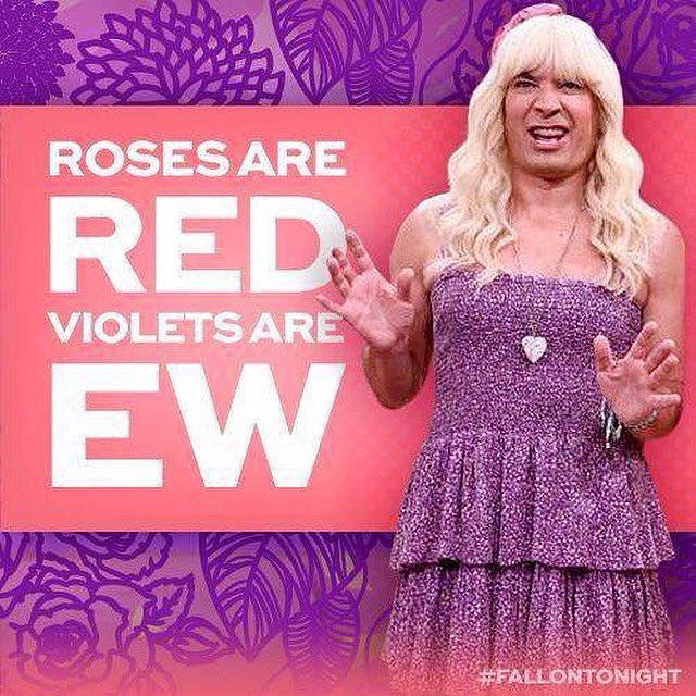 FallonTonight's tweet photo. Happy #ValentinesDay from Sara (with no H)! 💕 https://t.co/ufkNxCJ3Fo