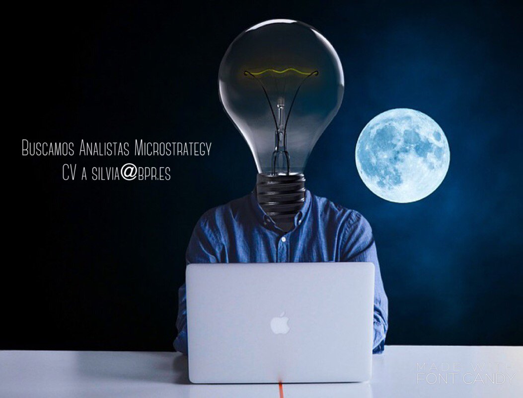 SilviaBPR's tweet photo. Buscamos #Analista #microstrategy para oportunidad estable en Madrid. Para más INFO, enviar cv a silvia@bpr.es #Microstrategy #Businessobjects  #Teradata #Adabas #ESSBase https://t.co/9s8gHwhAkc