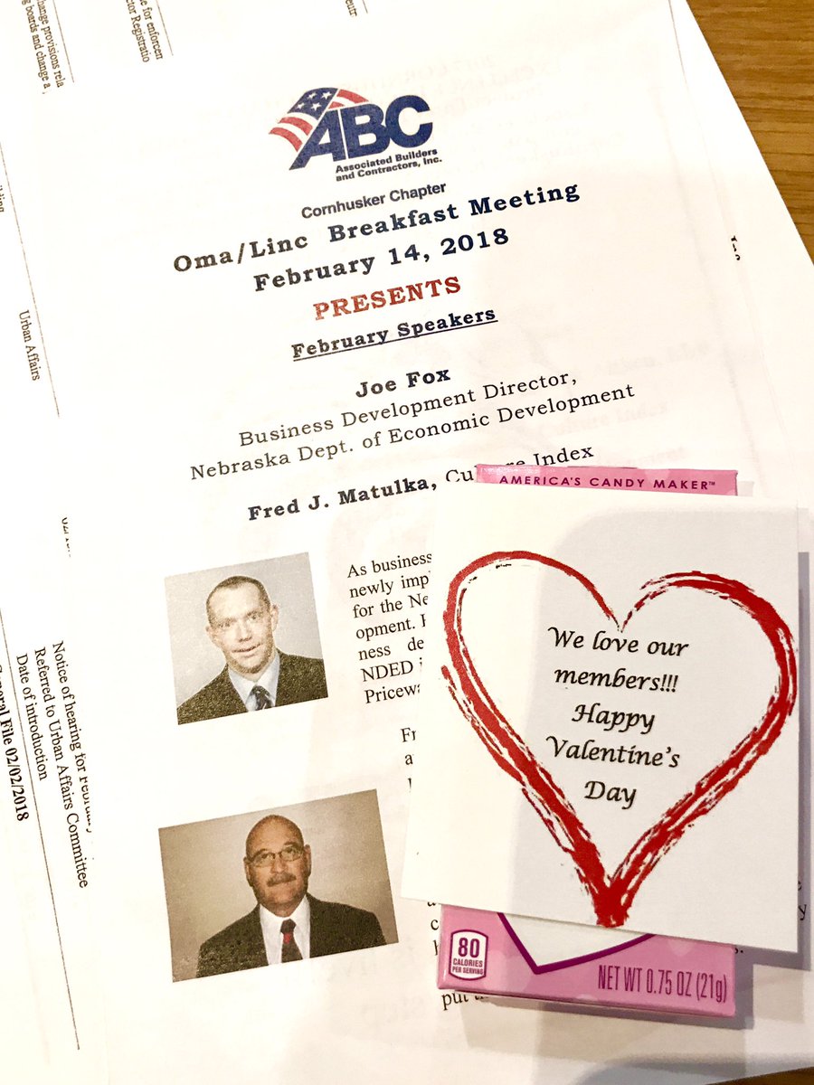 NGCgroupINC's tweet photo. The @ABCNebraska breakfast is underway! #HappyValentinesDay https://t.co/k7ZsN8CNpD