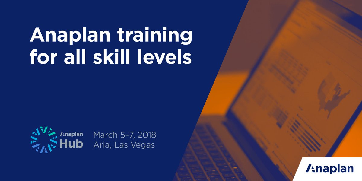 How can you unlock the value of #AnaplanHub? By signing up for a full-day training course. We have training for Anaplan beginners, deep dives in specific technologies, courses leading to self-sufficiency, and a Hackathon. apln.co/t4xbye