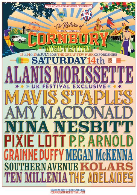 musomusouk's tweet image. .@Cornbury has just announced that Alanis Morissette will be headlining their 2018 event which takes place at The Great Tew Park in Oxfordshire 13-15th July, more info and tickets here bit.ly/2HfOlrU