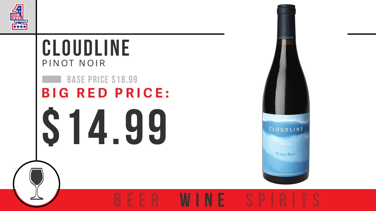 CloudlinePinot's tweet photo. RT @bigredliquors: Cloudline Pinot Noir - $14.99 | SAVE $4!
Nose: Earth and fruit clearly say Oregon. Nicely structured, with good complexity, has deep, dark berry fruits, blue fruits and cola nuts on the nose and palate. @DreyfusWines https://t.co/raGAaZNYN2