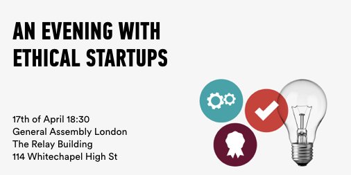 A third of consumers now choose to buy from brands they believe are doing #social or #environmental good. Join us for an evening with #ethical startups! ga.co/2G9kLTp