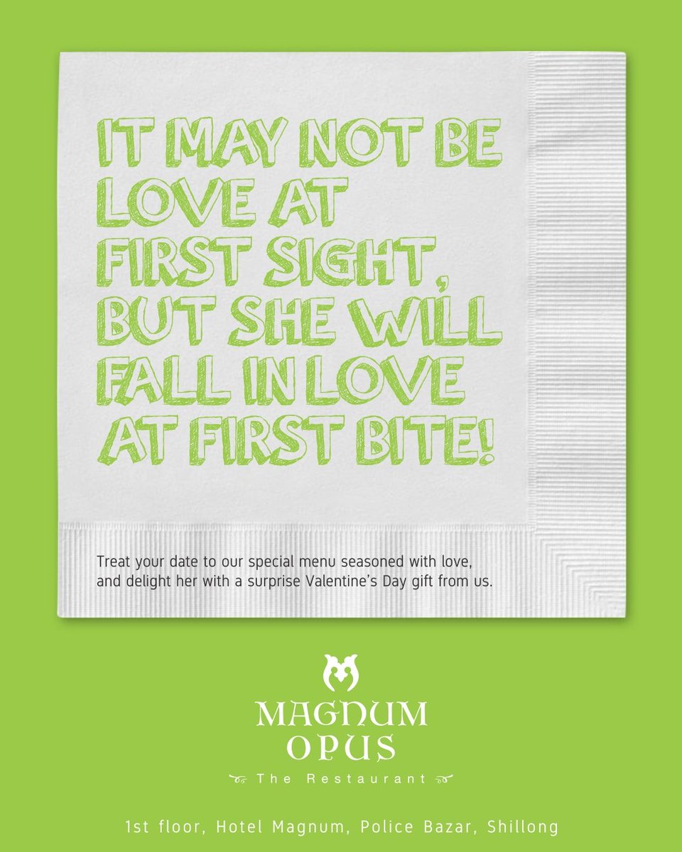 dotBLACKSHEEP's tweet photo. #ValentinesDay #Campaign #for @magnumopus_therestaurant #shillong #northeast #eat #out #datenight #date #love #soul #food #lovequotes #couplegoals #creative #advertising #foodadvertising #foodporn #foodandbeverages | @adsoftheworld @BrandingInAsia @fabnewslive @Campaign_India https://t.co/d6HFHuyfNq