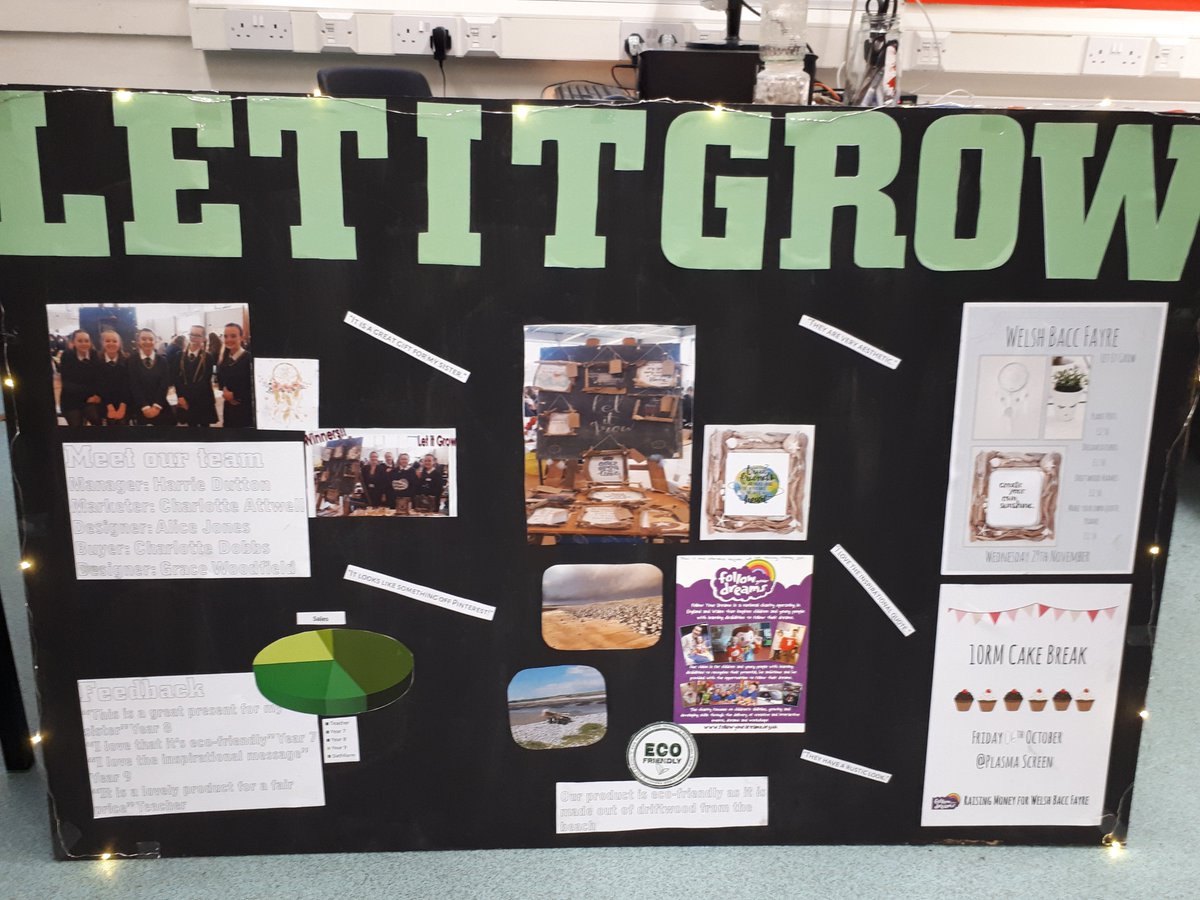 PHWelshBacc's tweet photo. Brilliant visual displays and pitches from YR10! Just a few examples here. Well done girls, very impressed by all your hard work 👏😁 https://t.co/RrkJDh0boJ