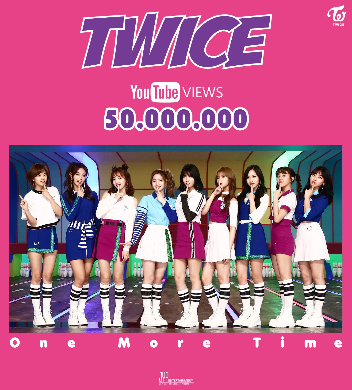 Twice Japan Official Twice One More Time Music Video 50 000 000 Views Onceの愛でトキメキ止まらない T Co 0dwrjzw9b8 Twice Onemoretime T Co 7zkce2jrka Twitter