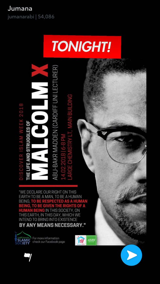 🎙There will be no session this evening pertaining to the "Name &amp; effects" series at Al-Manar Centre in order to make way for an amazing event which Cardiff ISOC have organised for this evening. 
Make sure to attend and bring a friend with you