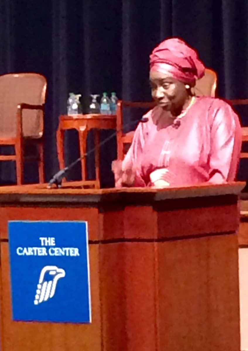 'In the age of Facebook and Twitter, the challenge of women's access to information is quite a paradox.'  -Aminata Toure, former PM of Senegal at opening of #info4women