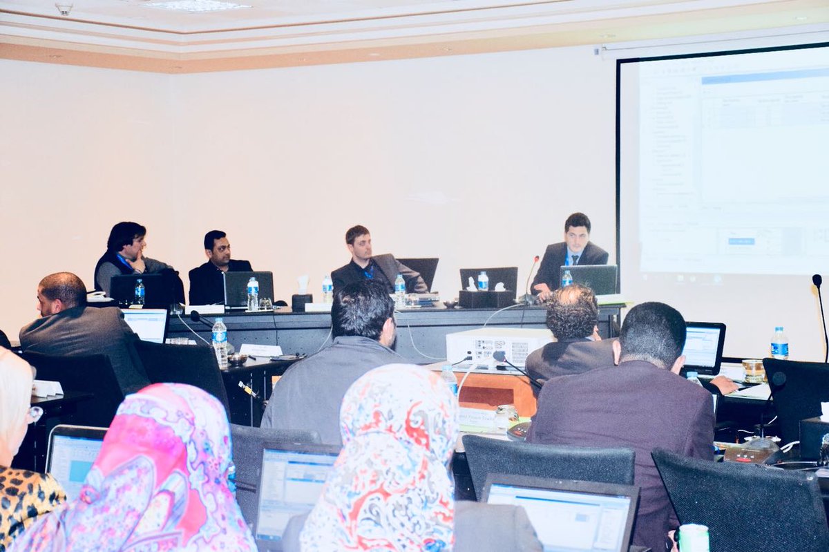 WATERSUMproject's tweet image. Training on MIKE HYDRO BASIN software-Integrated Water Resource Modelling. Day1 in #Cairo, #Egypt. Participants learn the Software basics &amp;amp; carry out Water use, Reservoirs &amp;amp; Hydropower exercises in groups.
 #MENA @WATERSUMproject @RECstream