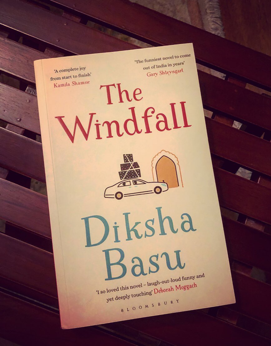 sakpataudi's tweet photo. And look at what just arrived here - can’t wait to sink my teeth into this one @dikshabasu #thewindfall https://t.co/N6LrM39uOe